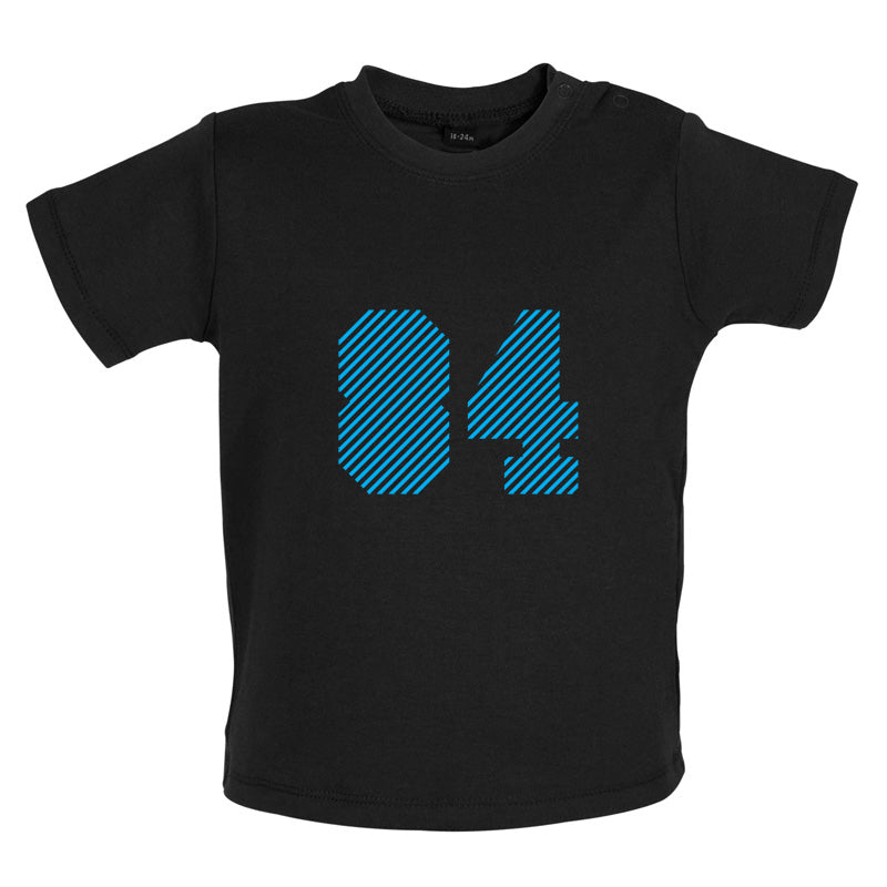 84 Electric Pin Stripe Baby T Shirt