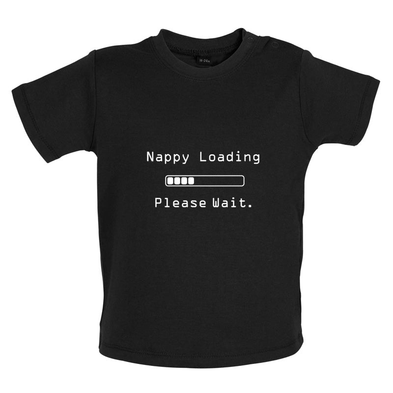 Nappy Loading Baby T Shirt