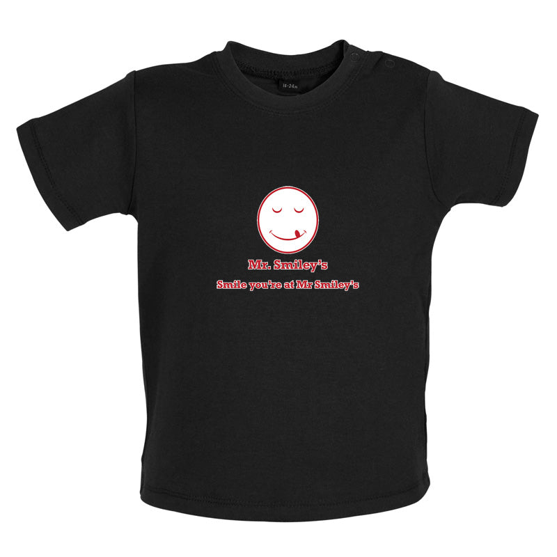 Mr Smiley's Smile You're At Smiley's Baby T Shirt