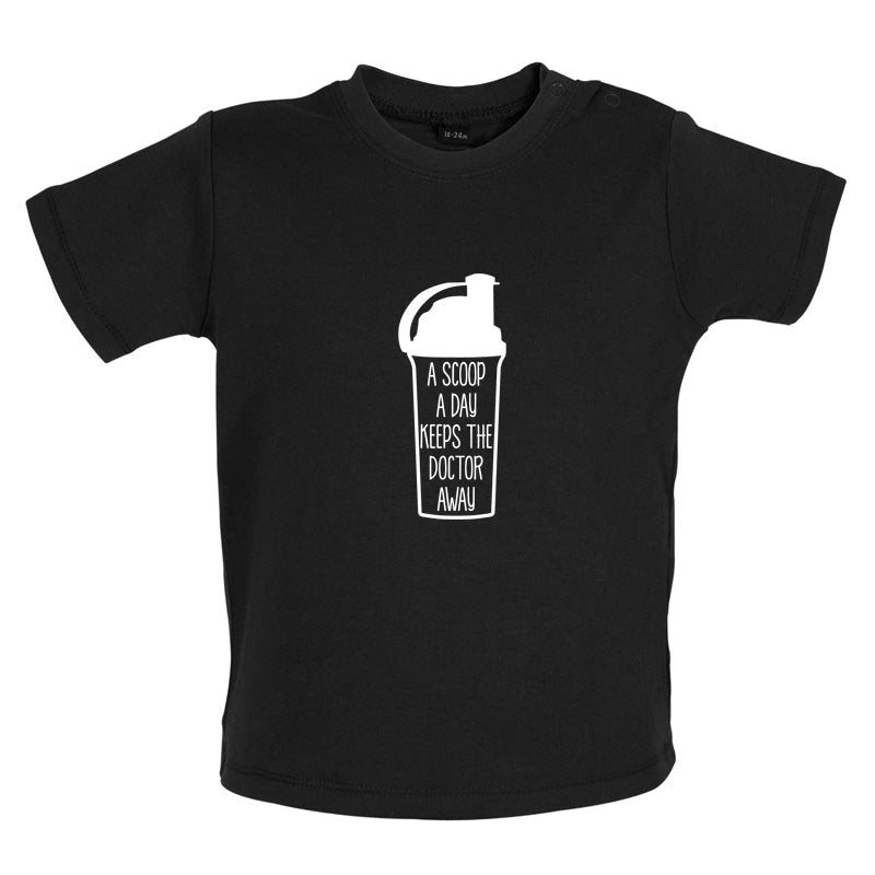 A Scoop A Day Keeps The Doctor Away Baby T Shirt