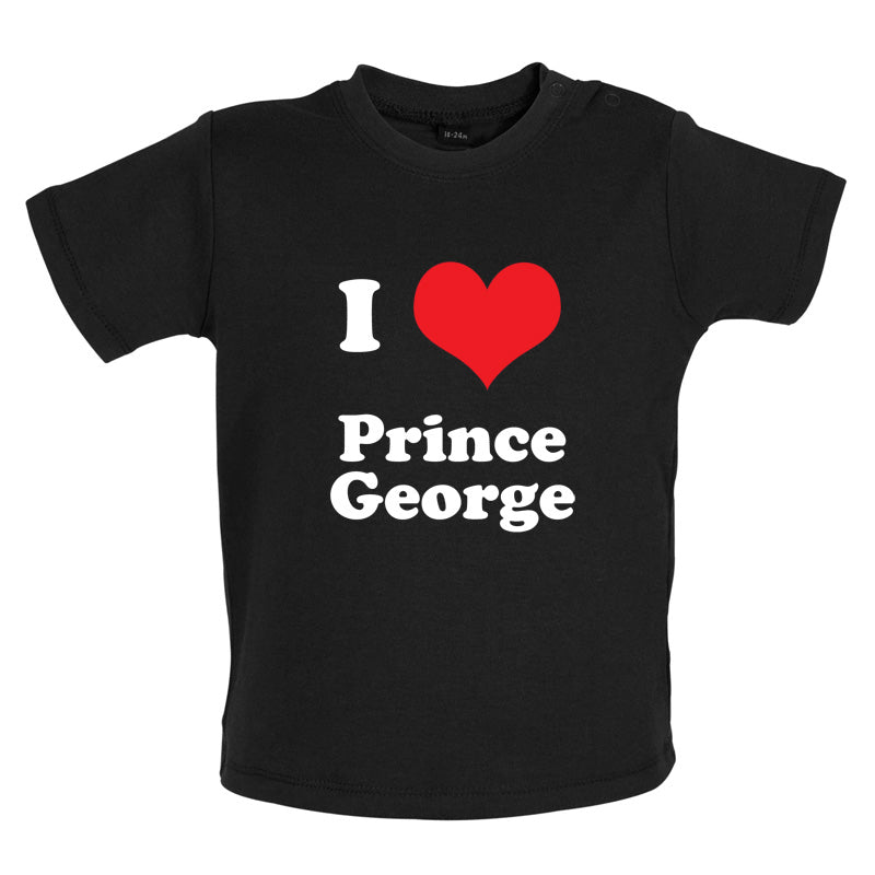 I Love Prince George Baby T Shirt