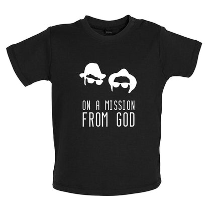 On A Mission From God Baby T Shirt