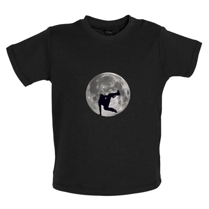 Free Running Moon Baby T Shirt