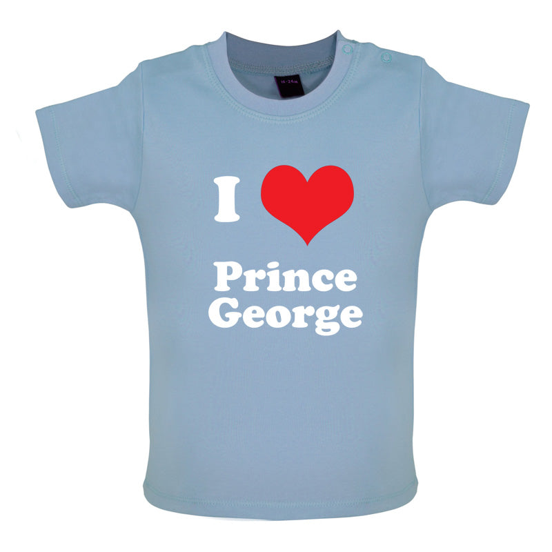 I Love Prince George Baby T Shirt