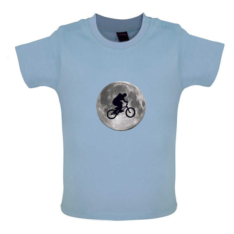 BMX Moon Baby T Shirt