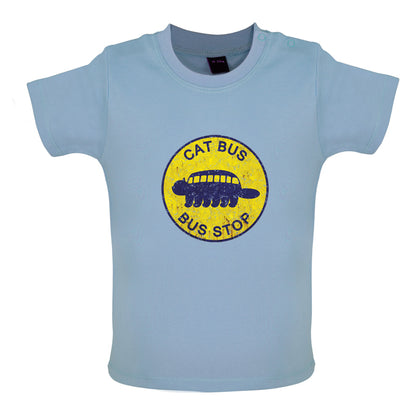 Cat Bus Stop Baby T Shirt