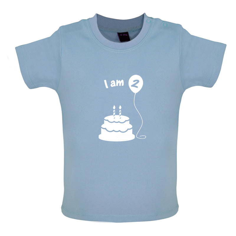 I Am 2 Baby Birthday T Shirt