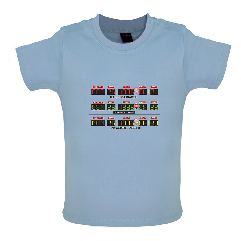 Deloreon Time Machine Circuits Baby T Shirt