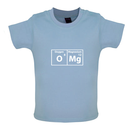 OMG Periodic Table of Elements Baby T Shirt