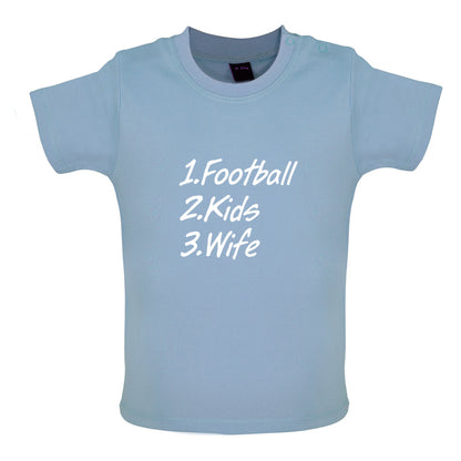 Football Kids Wife Baby T Shirt