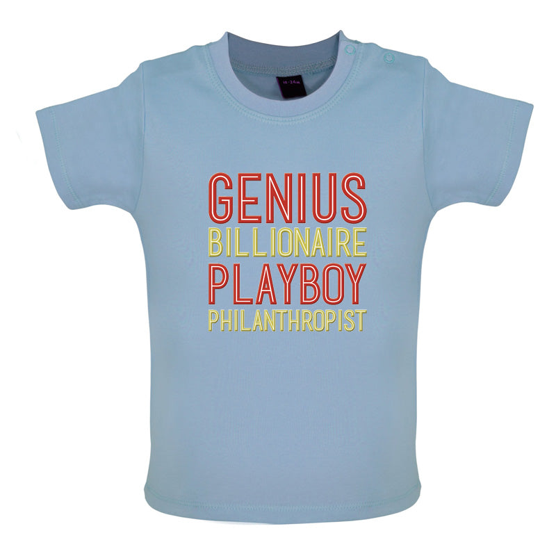 Genius Billionaire Playboy Philanthropist Baby T Shirt