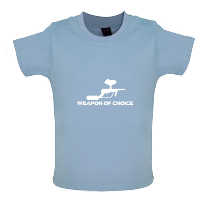 Weapon Of Choice Paintball Baby T Shirt