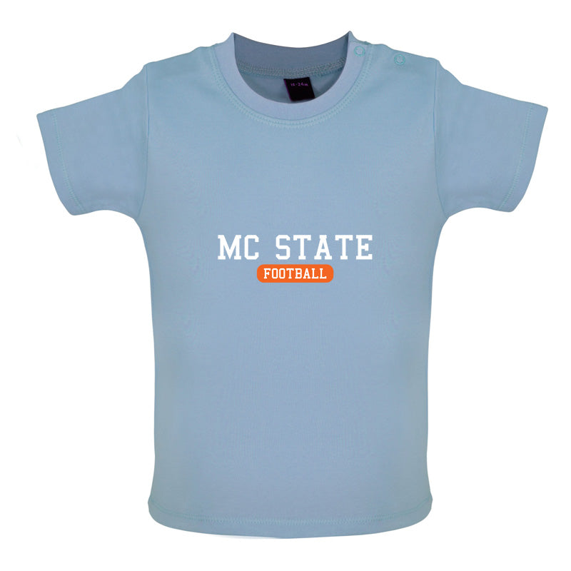 MC State Football Baby T Shirt