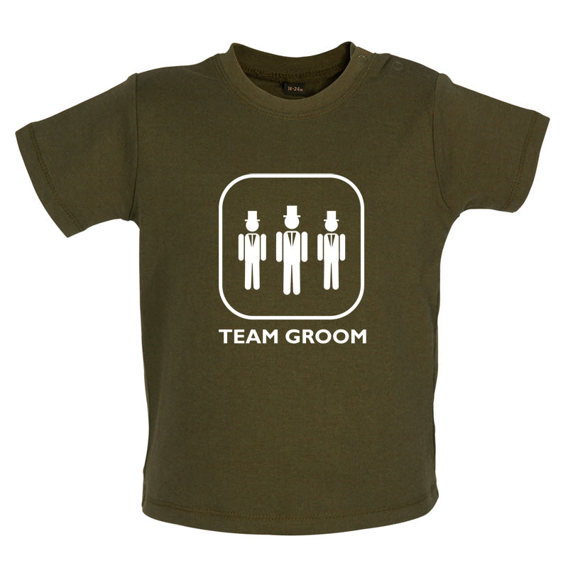 Team Groom Baby T Shirt