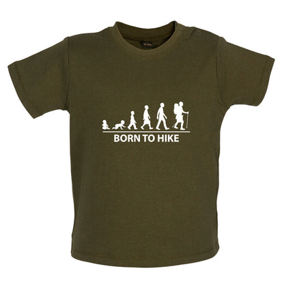 Born to Hike Baby T Shirt