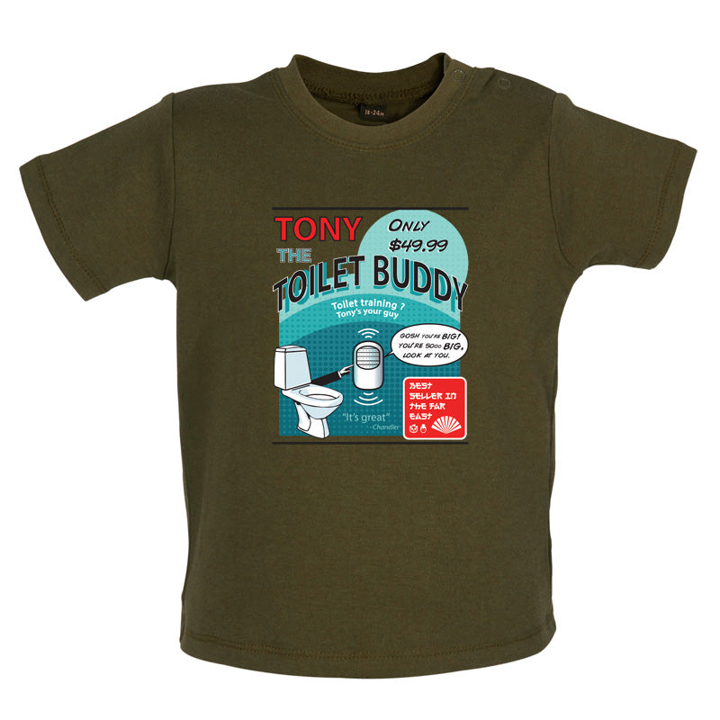 Tony the Talking Toilet Baby T Shirt