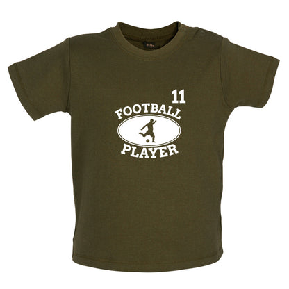 Football Player 11 Baby T Shirt