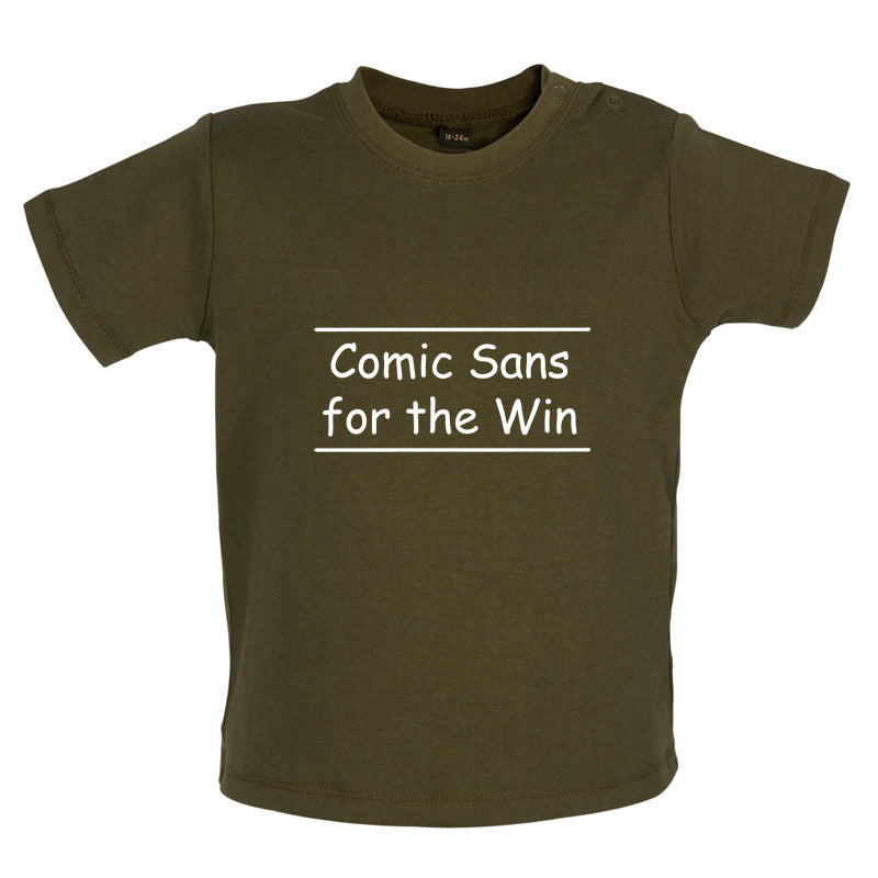 Comic Sans For The Win Baby T Shirt