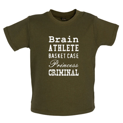 Brain Athlete Basket Case Princess Criminal T Shirt