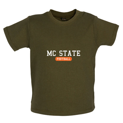 MC State Football Baby T Shirt