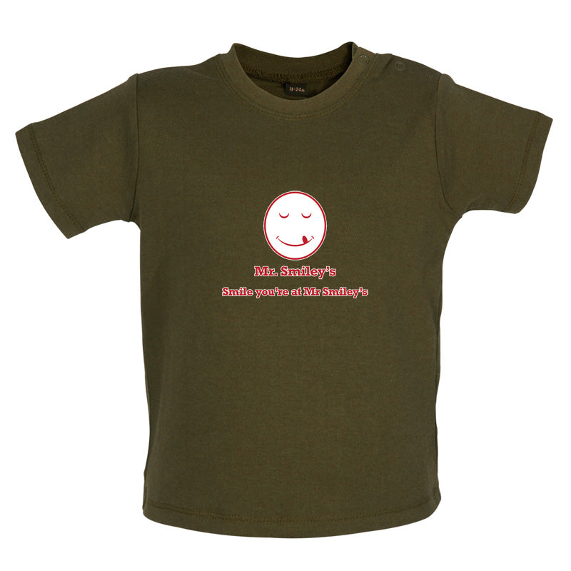 Mr Smiley's Smile You're At Smiley's Baby T Shirt