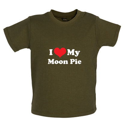 I Love My Moonpie Baby T Shirt