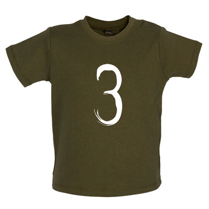 Paint Brush 3 Baby T Shirt