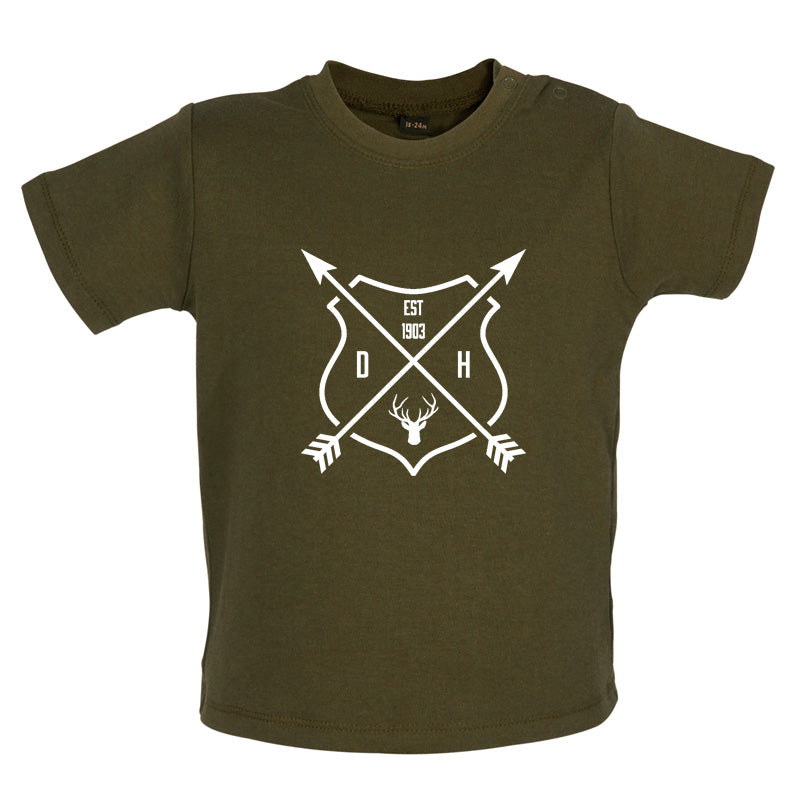 Deer Hunter Est 1903 Baby T Shirt