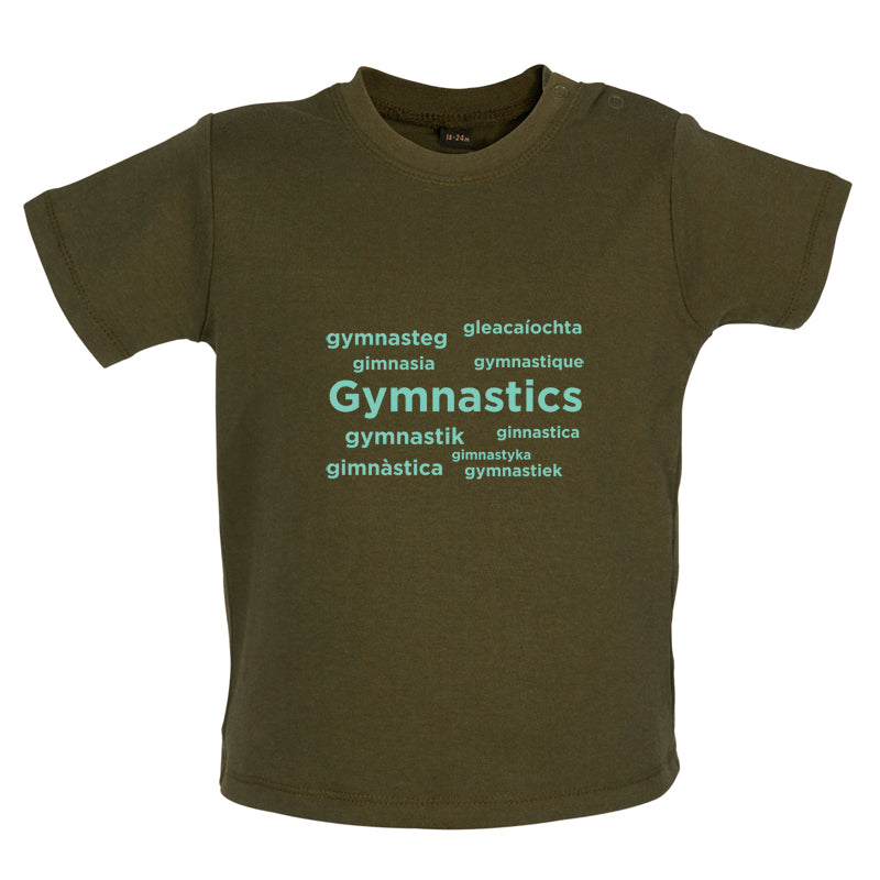 Gymnastics Language Baby T Shirt