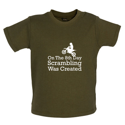 On The 8th Day Scrambling Was Created Baby T Shirt