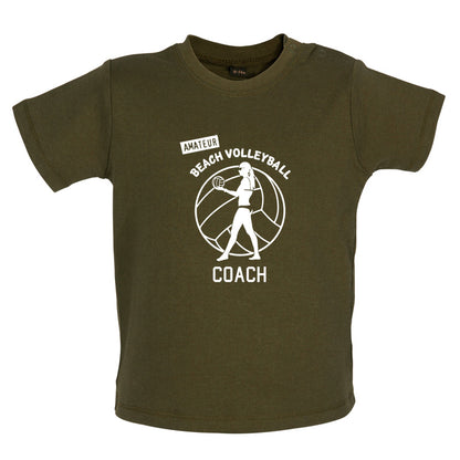 Amateur Beach Volleyball Coach Baby T Shirt