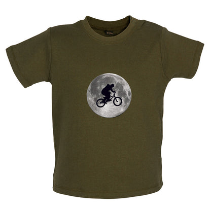 BMX Moon Baby T Shirt