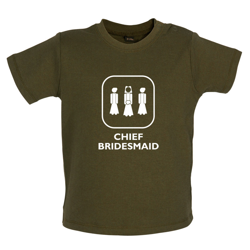 Chief Bridesmaid Baby T Shirt