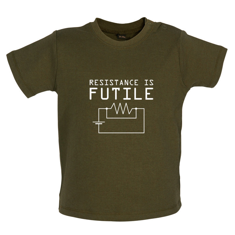 Resistance is Futile Baby T Shirt