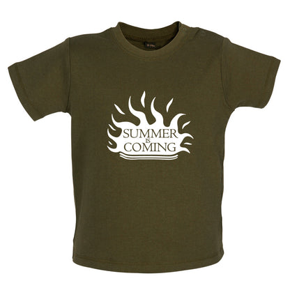 Summer Is Coming Baby T Shirt