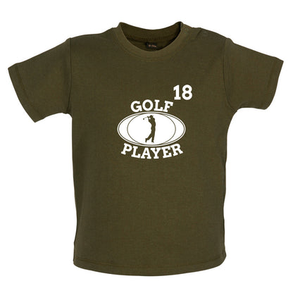 Golf Player 18 Baby T Shirt