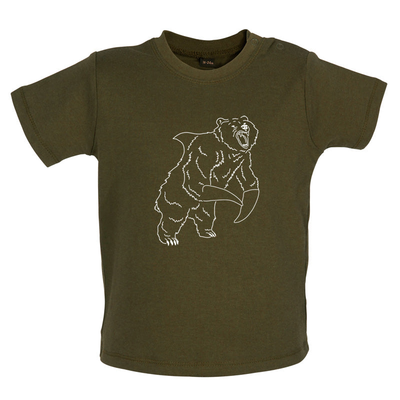 Bear Shark Baby T Shirt