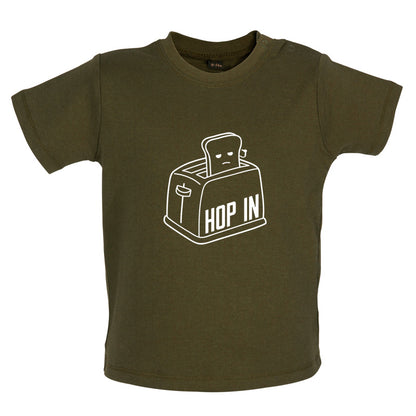Toaster Hop In Baby T Shirt