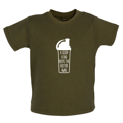 A Scoop A Day Keeps The Doctor Away Baby T Shirt