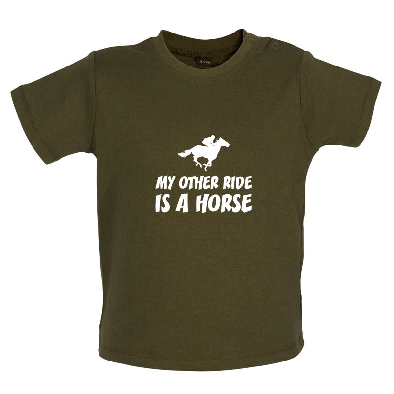 My Other Ride Is A Horse Baby T Shirt