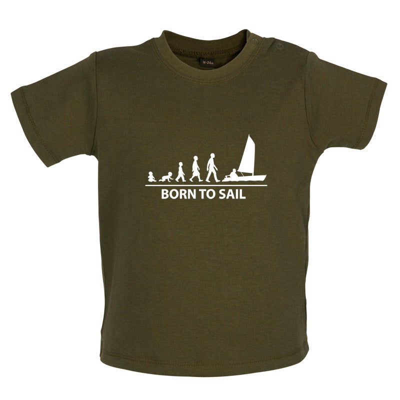 Born to Sail Baby T Shirt