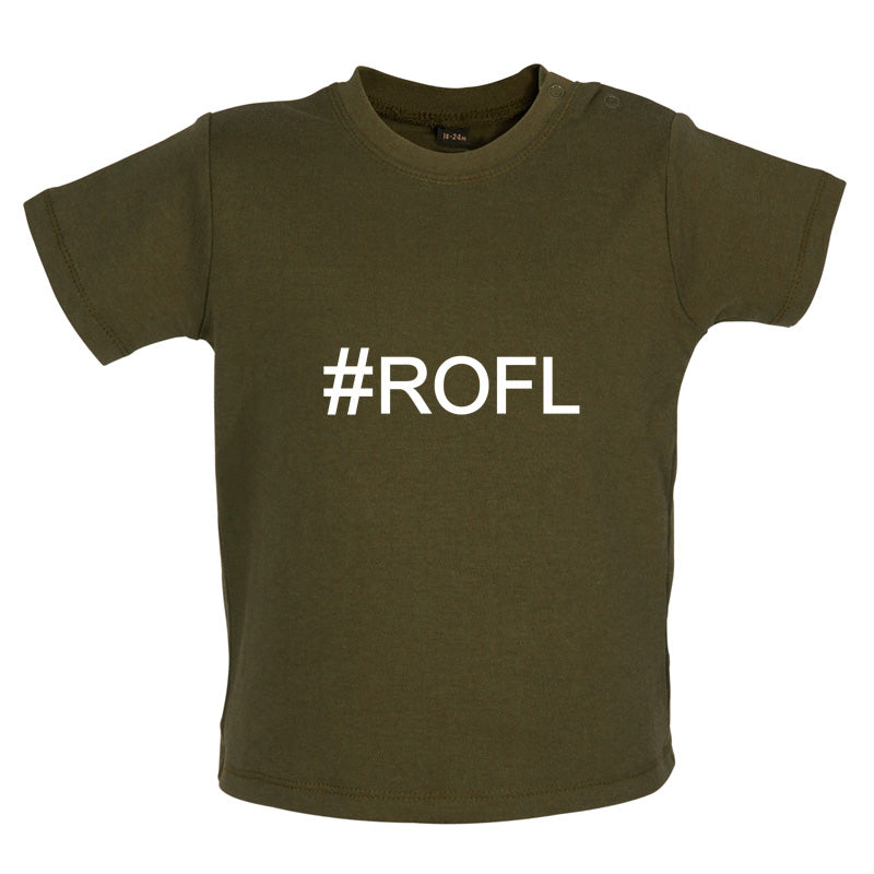 #ROFL (Hashtag) Baby T Shirt