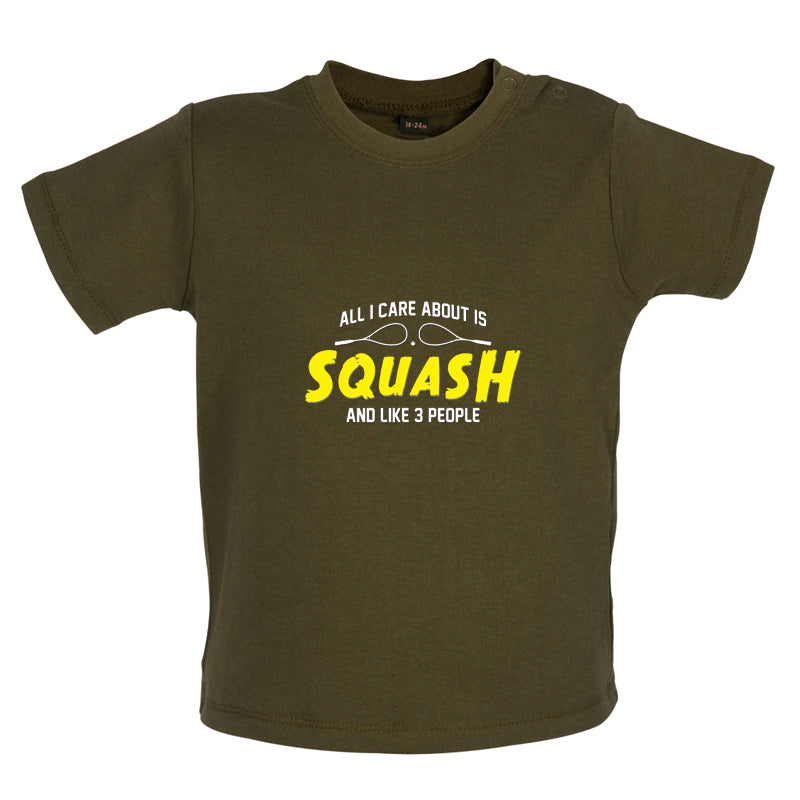 All I Care About Is Squash Baby T Shirt