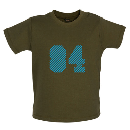 84 Electric Pin Stripe Baby T Shirt