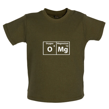 OMG Periodic Table of Elements Baby T Shirt