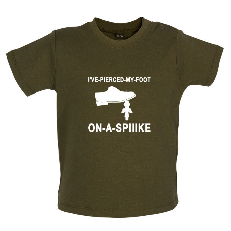 I've Pierced My Foot On A Spike! Baby T Shirt