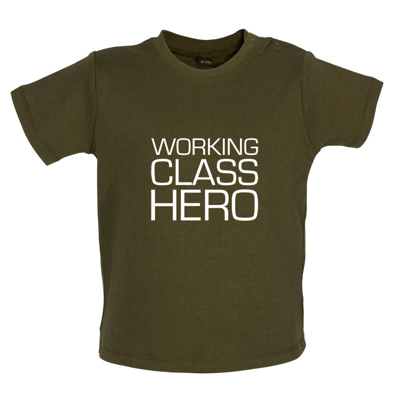 Working Class Hero Baby T Shirt