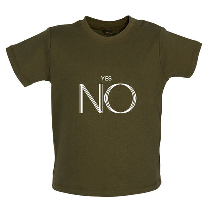 Yes No Baby T Shirt