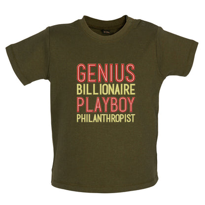 Genius Billionaire Playboy Philanthropist Baby T Shirt