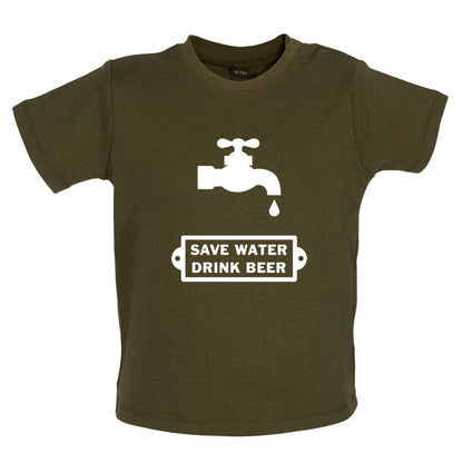 Save Water Drink Beer Baby T Shirt